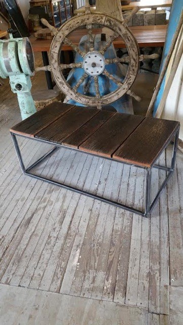Tampa Bay Salvage Reclaimed Oak Coffee Table