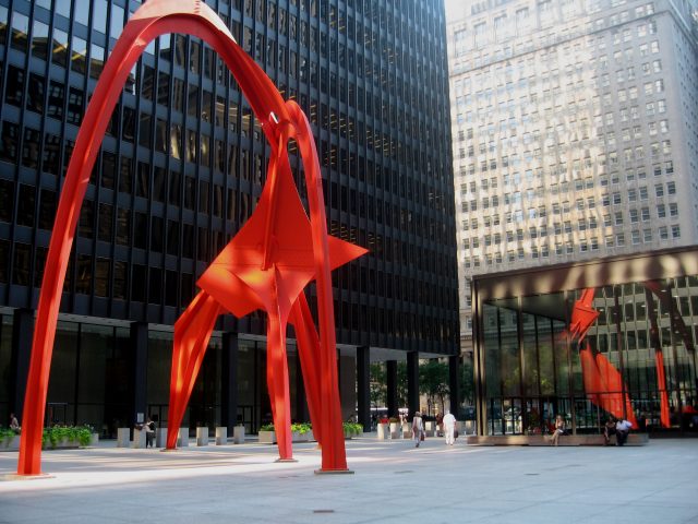 Alexander calder flamingo chicago