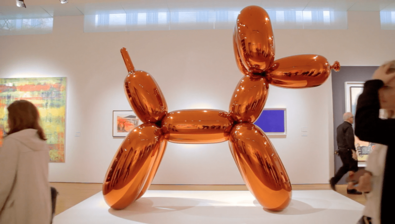 Jeff Koons Balloon dog orange