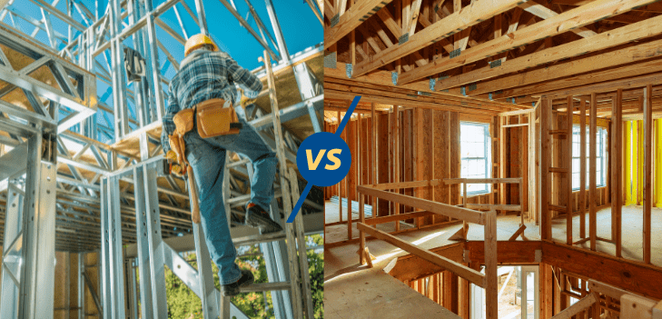 Steel Framing vs Wood Framing