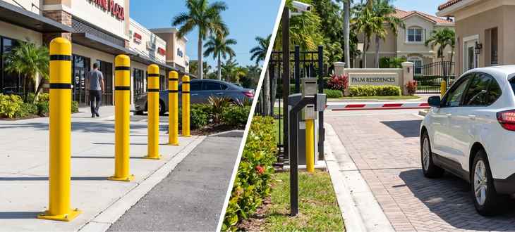 Bollards vs Barriers